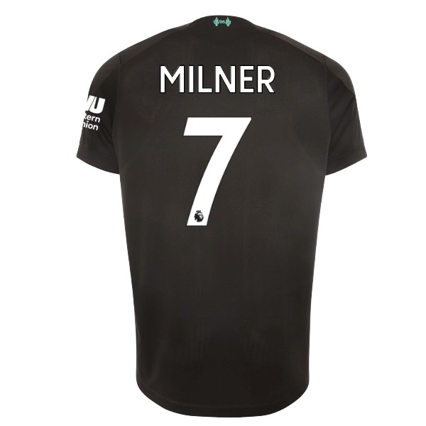 Camiseta Liverpool NO.7 Milner Replica Tercera Ropa 2019/20 Negro